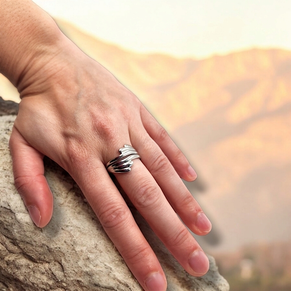 Stainless steel adjustable ring - Picture 4 of 5